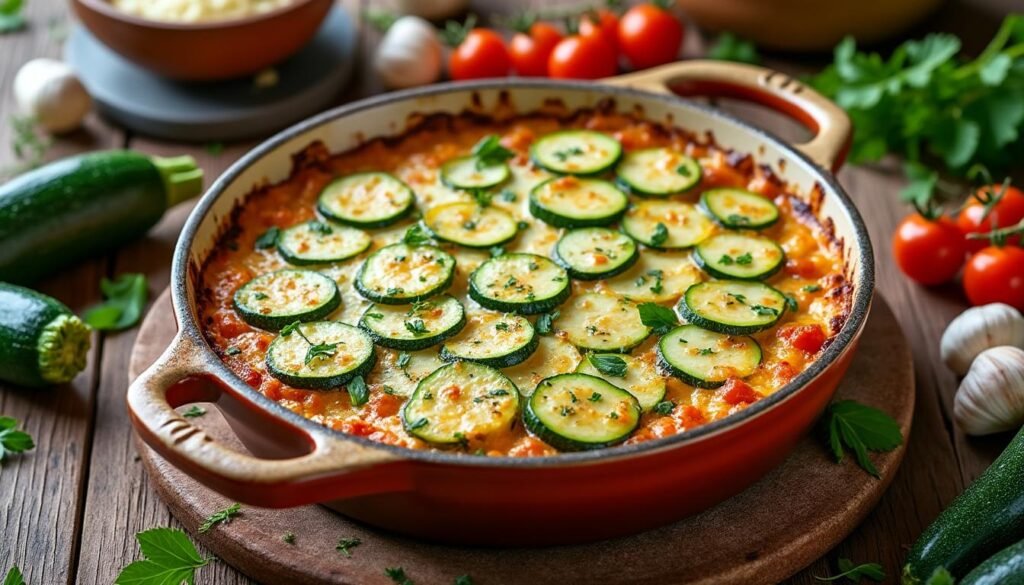 découvrez une recette simple et savoureuse de courgette au four, idéale pour un repas sain et gourmand à préparer rapidement.